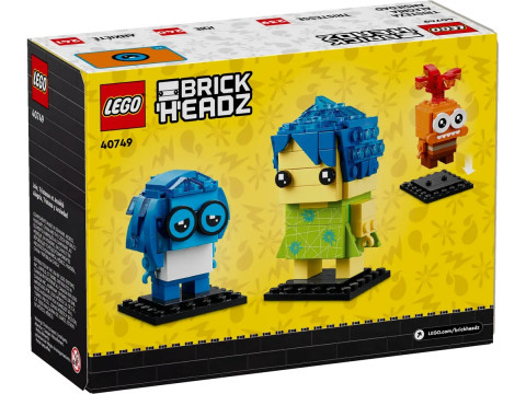 LEGO 40749 BrickHeadz - Radość, Smutek i Strach - Galeria zdjęcie 2