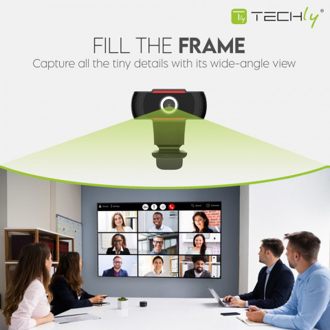 TECHLY KAMERA USB INTERNETOWA FULLHD 1080P Z MIKRO - Galeria zdjęcie 12