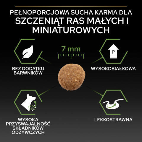 PURINA PRO PLAN Puppy Small & Mini - sucha karma dla szczeniąt - 7kg - Galeria zdjęcie 4