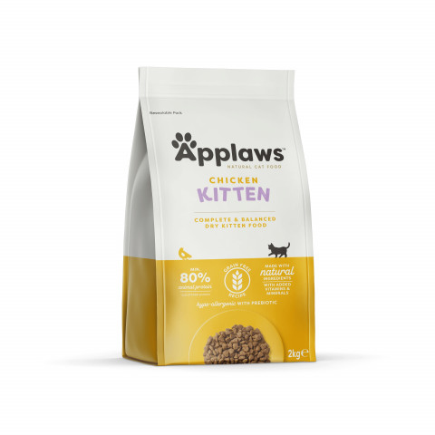 APPLAWS Kurczak dla kociąt - sucha karma dla kota - 2kg - Galeria zdjęcie 1