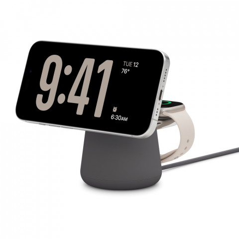 Ładowarka bezprzewodowa Belkin BoostCharge Pro 2-in-1 Wireless Charging Dock with MagSafe iPhone/Apple Watch 15W Black - Galeria zdjęcie 2