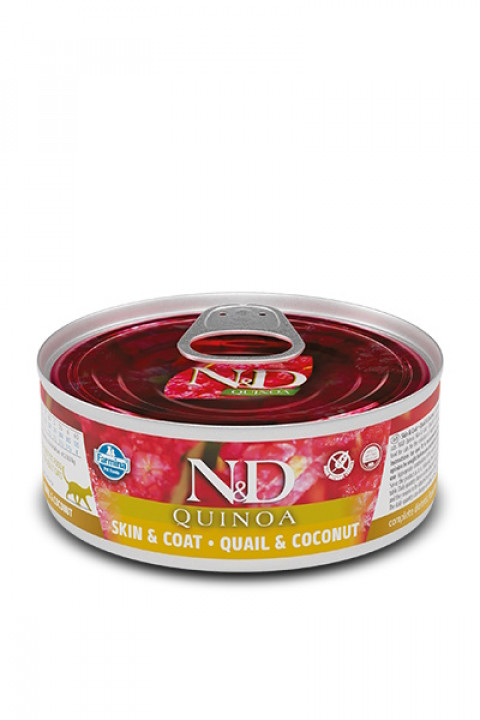 FARMINA N&D Cat Quinoa Quail&Coconut Adult - mokra karma dla kota - 80g - Galeria zdjęcie 1