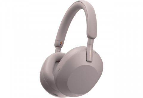 Słuchawki Sony WH-1000XM5 nauszne różowe - Galeria zdjęcie 1
