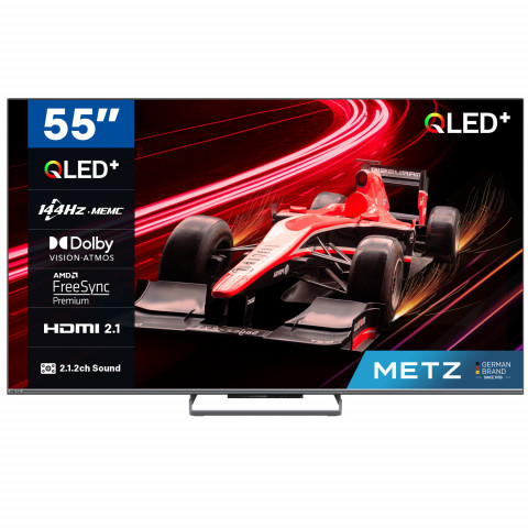 Telewizor 55" METZ QLED 55MQE8000Z 144Hz 4K Ultra HD Google TV HDR HLG Dolby VISION-ATMOS HDMI 2.1 - Galeria zdjęcie 1