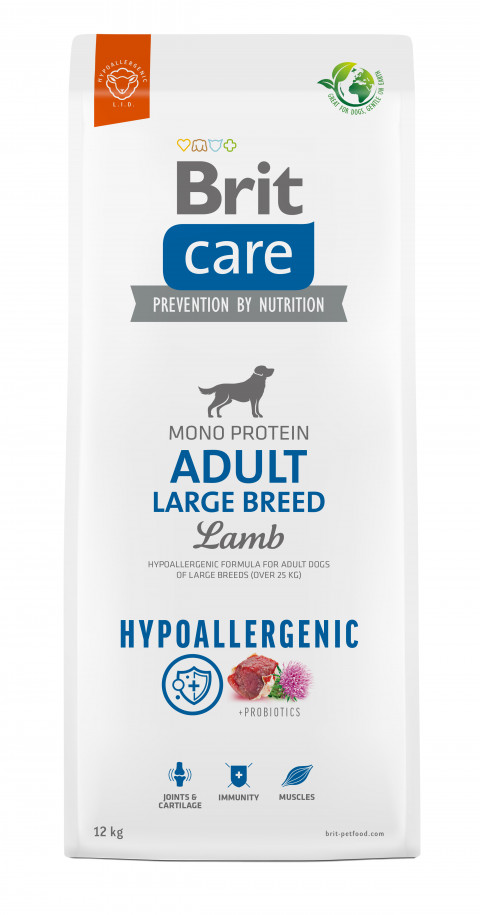BRIT Care Hypoallergenic Adult Large Breed Lamb - sucha karma dla psa - 12 kg - Galeria zdjęcie 1