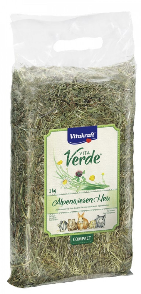VITAKRAFT VitaVerde Alpejska łąka - siano dla gryzoni - 1 kg - Galeria zdjęcie 1