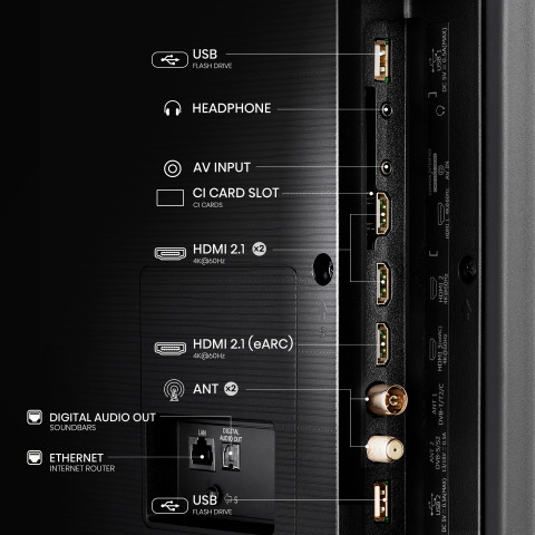 Telewizor HISENSE 65U6NQ 65" MINILED 4K VIDAA Dolby Vision Dolby Atmos HDMI 2.1 Szary - Galeria zdjęcie 3