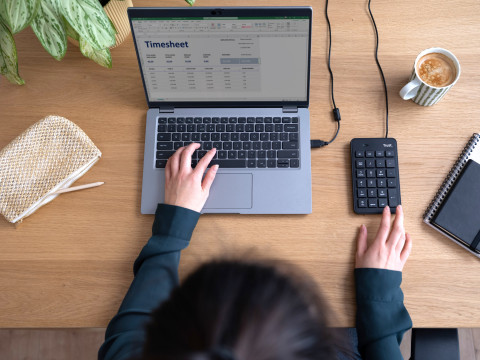 Klawiatura numeryczna TRUST Xalas USB (22221) - Galeria zdjęcie 7