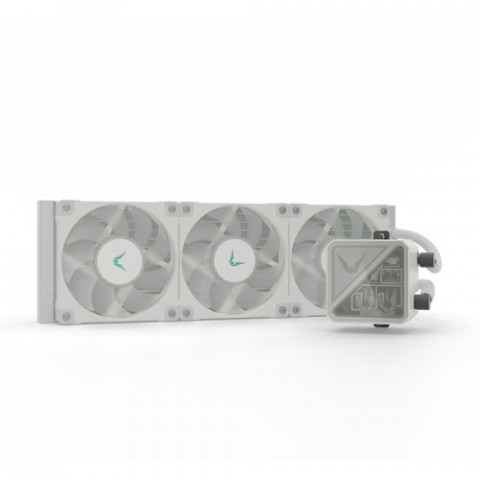 Chłodzenie wodne Valkyrie V360 Lite ARGB White (VK-AIOVL360W) - Galeria zdjęcie 4