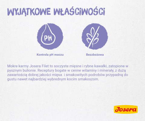 JOSERA Filet kurczak z cielęciną - mokra karma dla kota - 70 g - Galeria zdjęcie 2