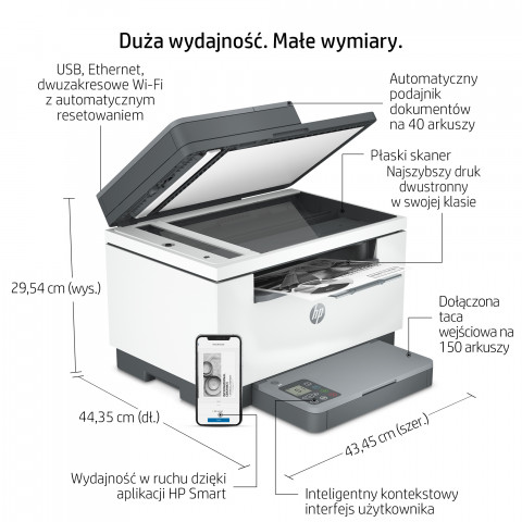 Urządzenie wielofunkcyjne HP LaserJet M234sdw - Galeria zdjęcie 16