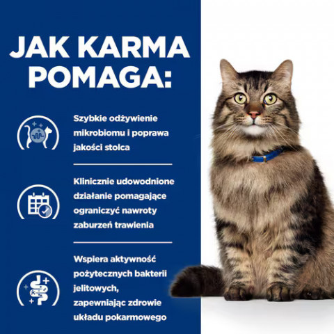 HILL'S Prescription Diet Gastrointestinal Biome z kurczakiem - sucha karma dla kota - 1,5 kg - Galeria zdjęcie 3
