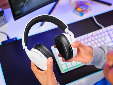 Słuchawki TRUST GXT489W FAYZO HEADSET WHT (25210) - Galeria zdjęcie 4