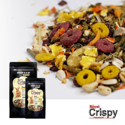 BIOFEED Royal Crispy Premium Cuni - karma dla królików - 750g - Galeria zdjęcie 2
