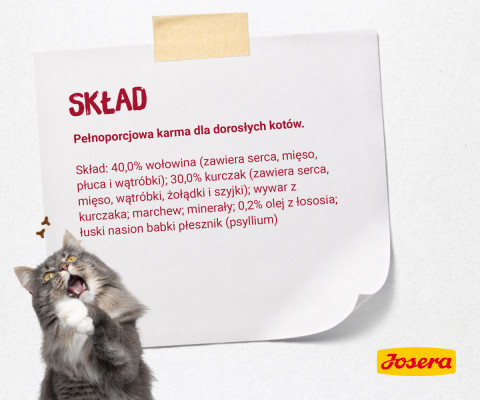 JOSERA Pate gulasz kurczak z wołowiną - mokra karma dla kota - 85 g - Galeria zdjęcie 5