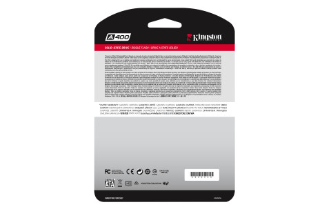 Dysk SSD Kingston A400 (240GB; 2.5"; SATA 3.0; SA400S37/240G) - Galeria zdjęcie 3