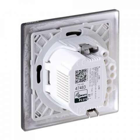 FIBARO włącznik Walli Switch antracyt FGWDSEU-221-8 - Galeria zdjęcie 3