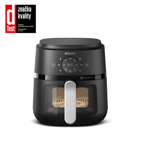 Frytkownica beztłuszczowa PHILIPS NA221/00 black - Galeria zdjęcie 2