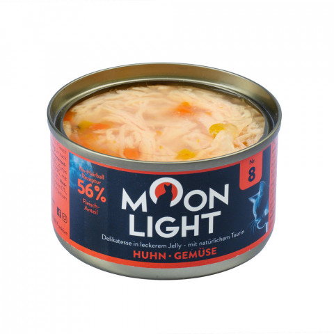 MOONLIGHT Dinner Nr 8 Kurczak z warzywami - mokra karma dla kota - 80g - Galeria zdjęcie 2