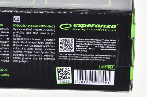 ESPERANZA PODKŁADKA POD MYSZ MINI FLAME EGP101R - Galeria zdjęcie 7