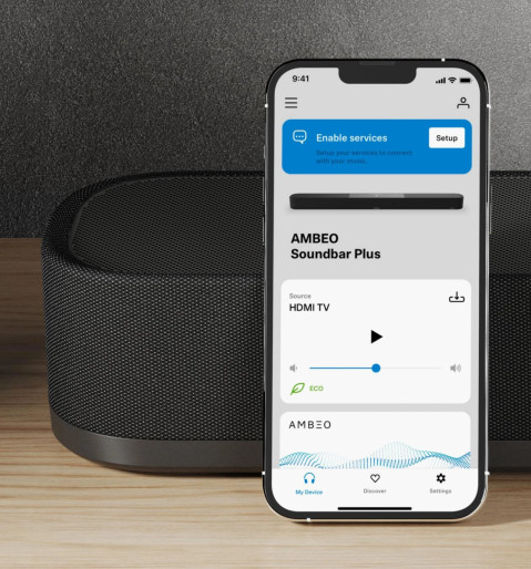 Sennheiser AMBEO Soundbar Plus SB02 7.1.4 400W Bluetooth 5.0 Dolby Atmos Czarny - Galeria zdjęcie 4