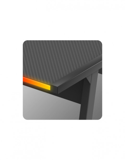 Biurko gamingowe Huzaro Hero 6.0 Black RGB - Galeria zdjęcie 14