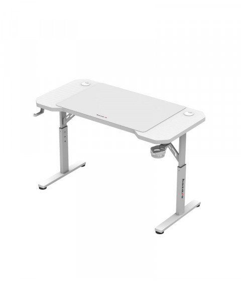 Biurko gamingowe Huzaro Hero 2.6 White - Galeria zdjęcie 2