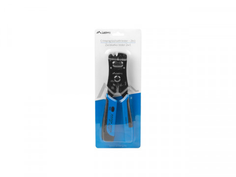LANBERG ZACISKARKA WTYKÓW RJ45, RJ12, RJ11 +TESTER - Galeria zdjęcie 1