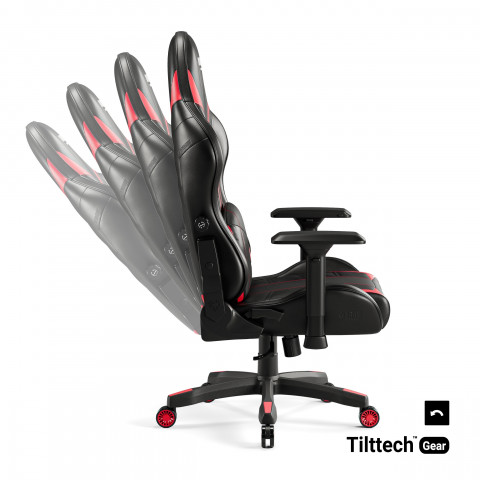 Fotel gamingowy DIABLO X-RAY normal fotel czarno-czerwony - Galeria zdjęcie 8