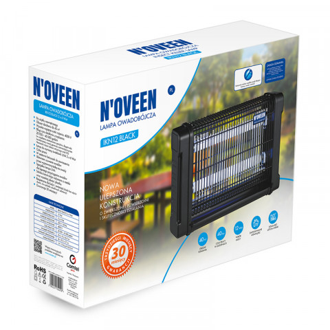Lampa owadobójcza NOVEEN IKN-12BLA - Galeria zdjęcie 3