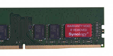 Synology 16GB DDR4 ECC Unbuffered DIMM (SA3400D, SA3200D, UC3400, UC3200, RS4021xs+, RS3621xs+, RS3621RPxs, RS2821RP+, RS2421RP+, RS2421+, RS1619xs+, RS3618xs, RS2818RP+, RS2418RP+, RS2418+) D4EC-2666-16G - Galeria zdjęcie 4