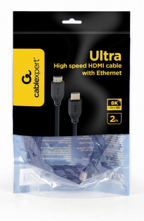 GEMBIRD KABEL HDMI ULTRA HIGH SPEED ETHERNET 8K 2M - Galeria zdjęcie 6