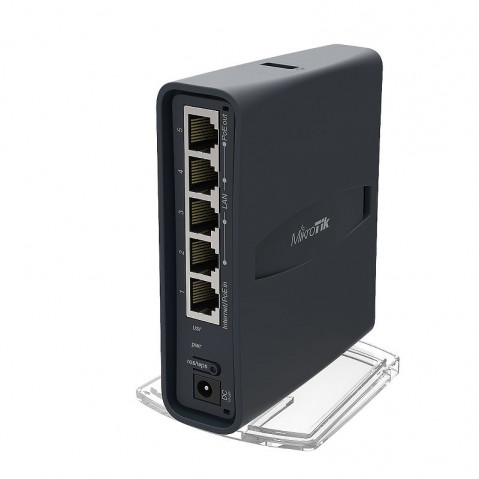 Router WiFi 5 Mikrotik hAP ac lite TC (RB952Ui-5ac2nD-TC) 2,4GHz(2x2)/5GHz(1x1) 5p - Galeria zdjęcie 3