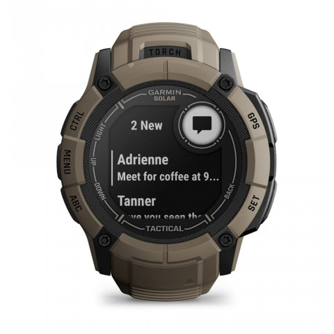 Zegarek Garmin Instinct 2X Solar - Tactical Edition Coyote Tan - Galeria zdjęcie 9