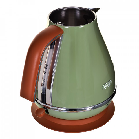 Czajnik elektryczny Delonghi KBOV 2001.GR (1,7l 2000W Oliwkowy) - Galeria zdjęcie 3