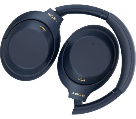 Słuchawki bezprzewodowe Sony WH1000XM4 niebieskie - Galeria zdjęcie 7