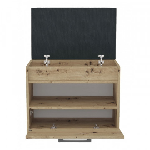 Szafka na buty ze schowkiem PARMA MINI 60x35xH49 artisan - Galeria zdjęcie 3