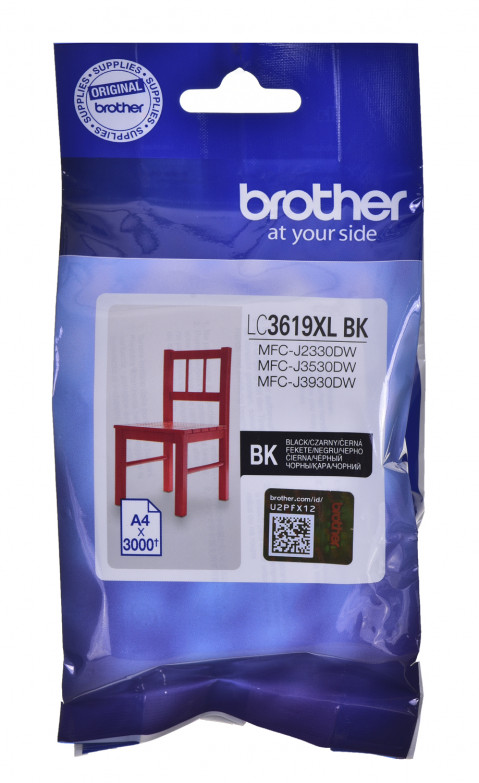 BROTHER Tusz Czarny LC3619XLBK=LC-3619XLBK - Galeria zdjęcie 1