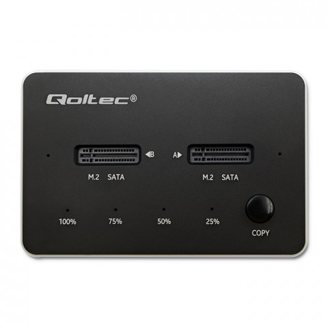 QOLTEC STACJA DOKUJĄCA DYSKÓW 2X SSD M.2 SATA - Galeria zdjęcie 8