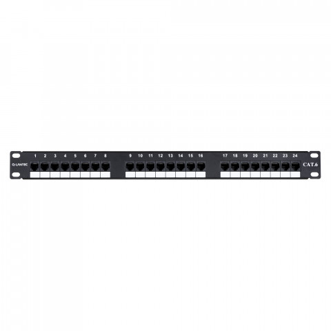 Alantec-Patch panel 1U 19" UTP kat6 IDC Q-lantec - Galeria zdjęcie 2