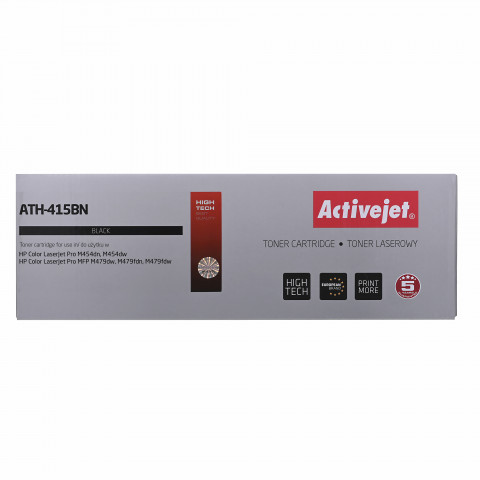 Activejet ATH-415BNX Toner do drukarek HP; Zamiennik HP 415X HP415X W2030X; Supreme; 7500 stron; czarny - Galeria zdjęcie 1