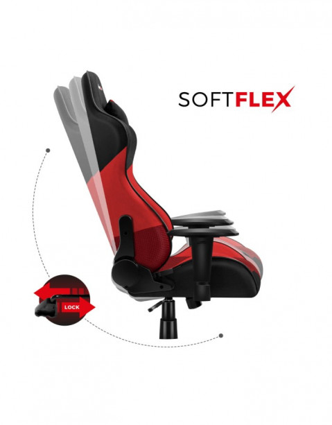 Fotel gamingowy Huzaro Force 6.2 Red Mesh - Galeria zdjęcie 21