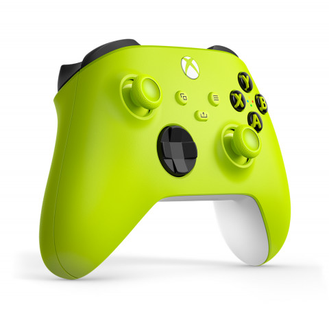 Microsoft Xbox kontroler bezprzewodowy Żółty - Galeria zdjęcie 3