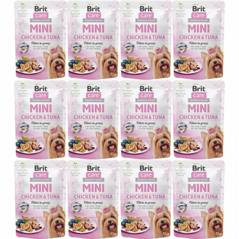 BRIT Care Mini Chicken&Tuna - mokra karma dla psa - 12x85g - Galeria zdjęcie 1