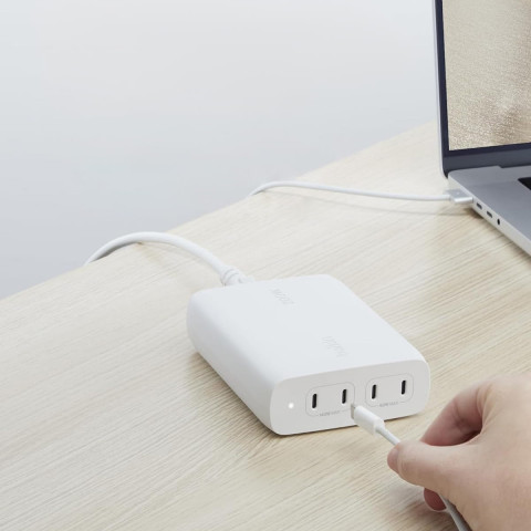 Ładowarka Belkin BoostCharge Pro 4-Port USB-C PD 3.1 GaN Charger 200W White - Galeria zdjęcie 9