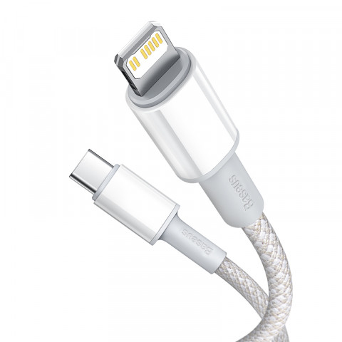 BASEUS KABEL USB-C DO LIGHTNING 20W, 5A, 1M(BIAŁY) - Galeria zdjęcie 3