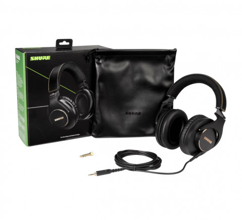 Shure SRH840A-EFS - Profesjonalne słuchawki nauszne, zamknięte do odsłuchu studyjnego - Galeria zdjęcie 6