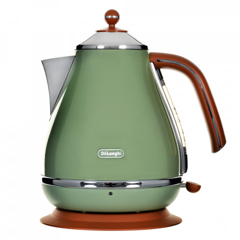 Czajnik elektryczny Delonghi KBOV 2001.GR (1,7l 2000W Oliwkowy) - Galeria zdjęcie 2
