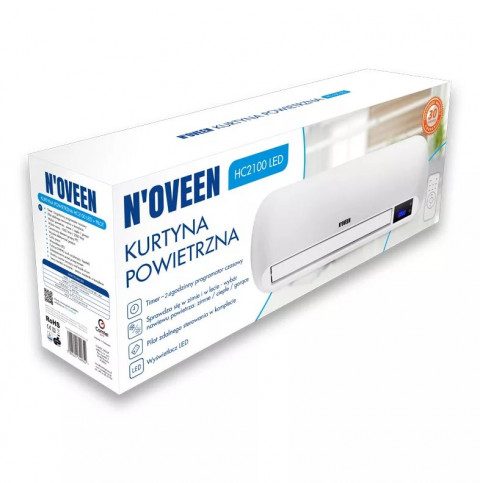 Kurtyna Grzewcza Noveen HC2100 pilot LED - Galeria zdjęcie 2