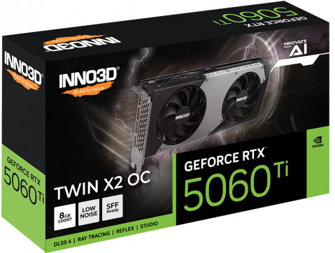 Karta graficzna INNO3 RTX 5060 Ti Twin X2 OC 8GB - Galeria zdjęcie 2